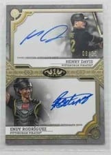 2024 Topps Tier One Dual Autographs Henry Davis/ Endy Rodríguez #DA-DR card