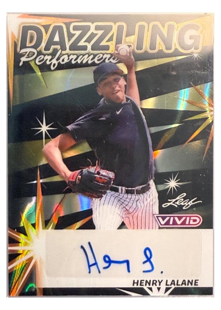 2024 Leaf Vivid Baseball Dazzling Performers Henry Lalane #DP-HL1 card