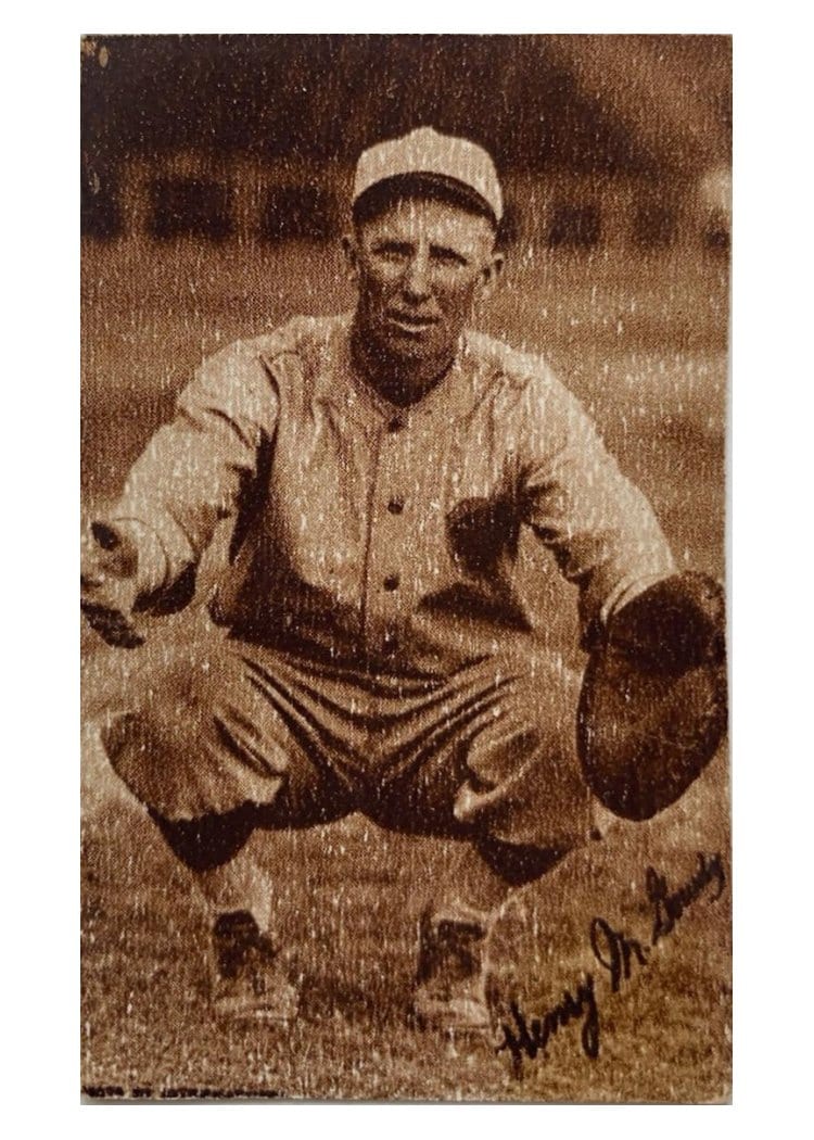 1923 Willard Chocolate Henry M. Gowdy card