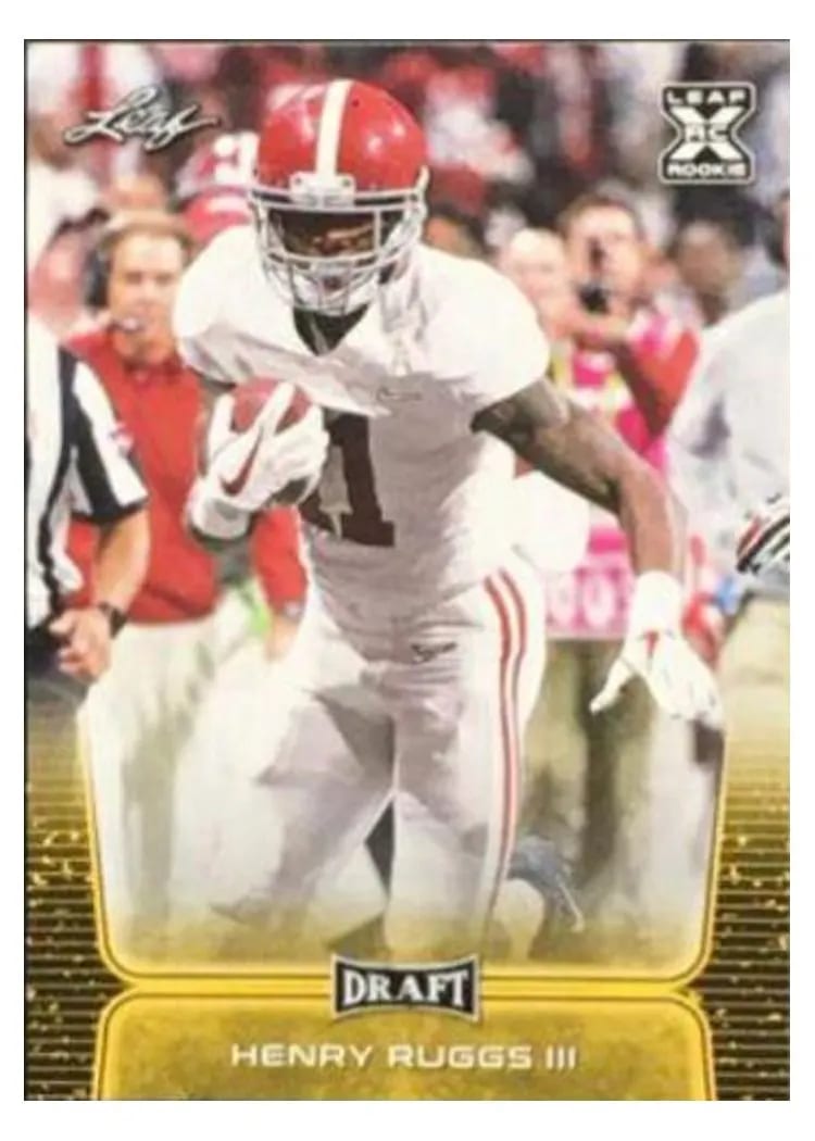 2020 Leaf Draft Henry Ruggs III #5 card