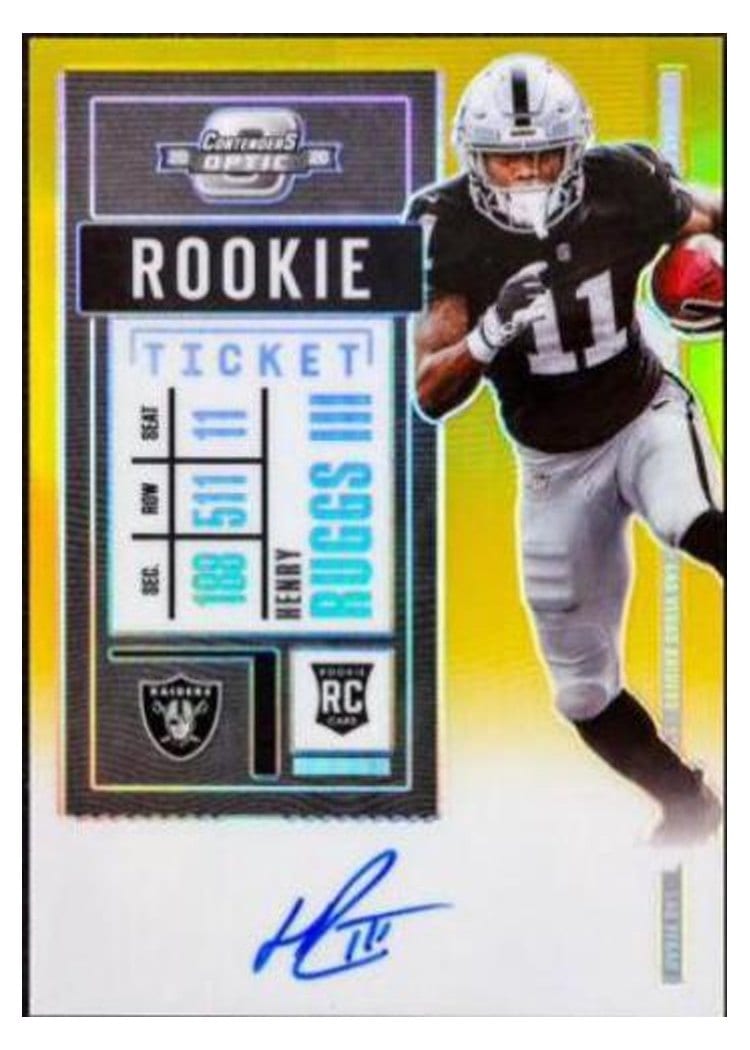 2020 Panini Contenders Optic Base Set Henry Ruggs III #105 card