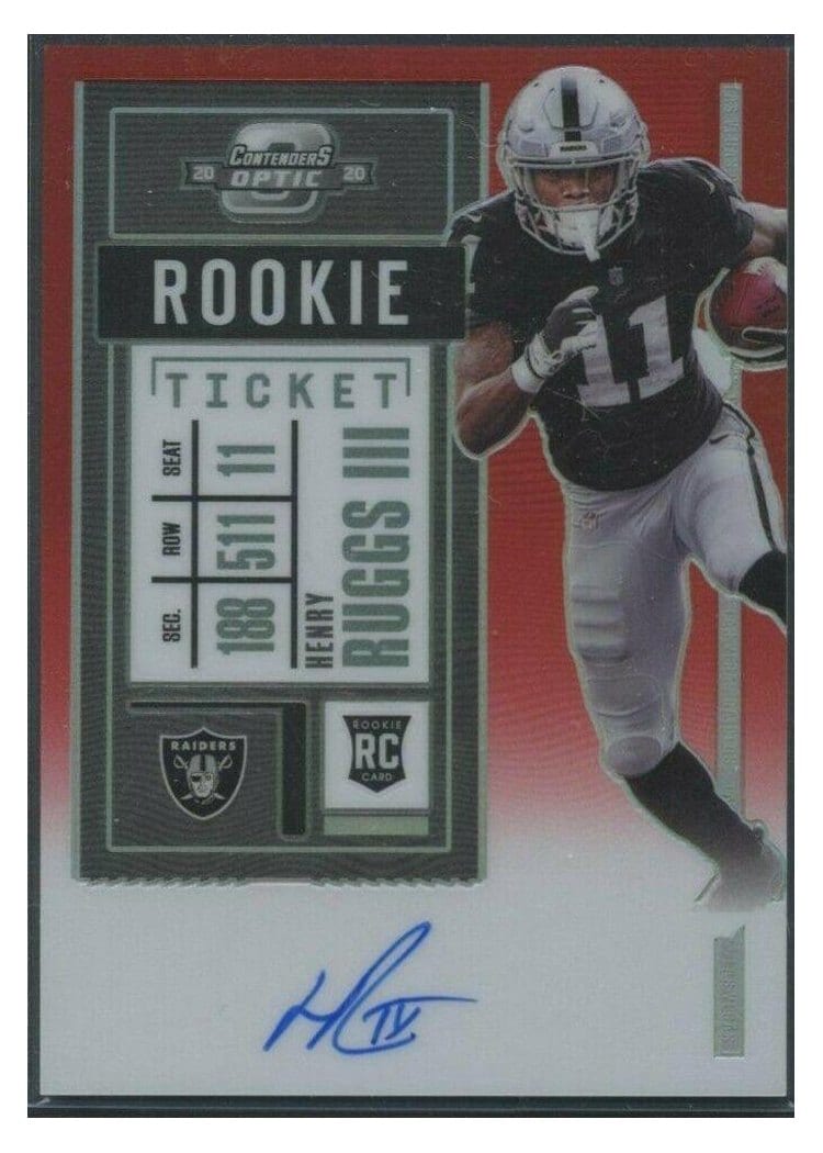 2020 Panini Contenders Optic Base Set Henry Ruggs III #105 card