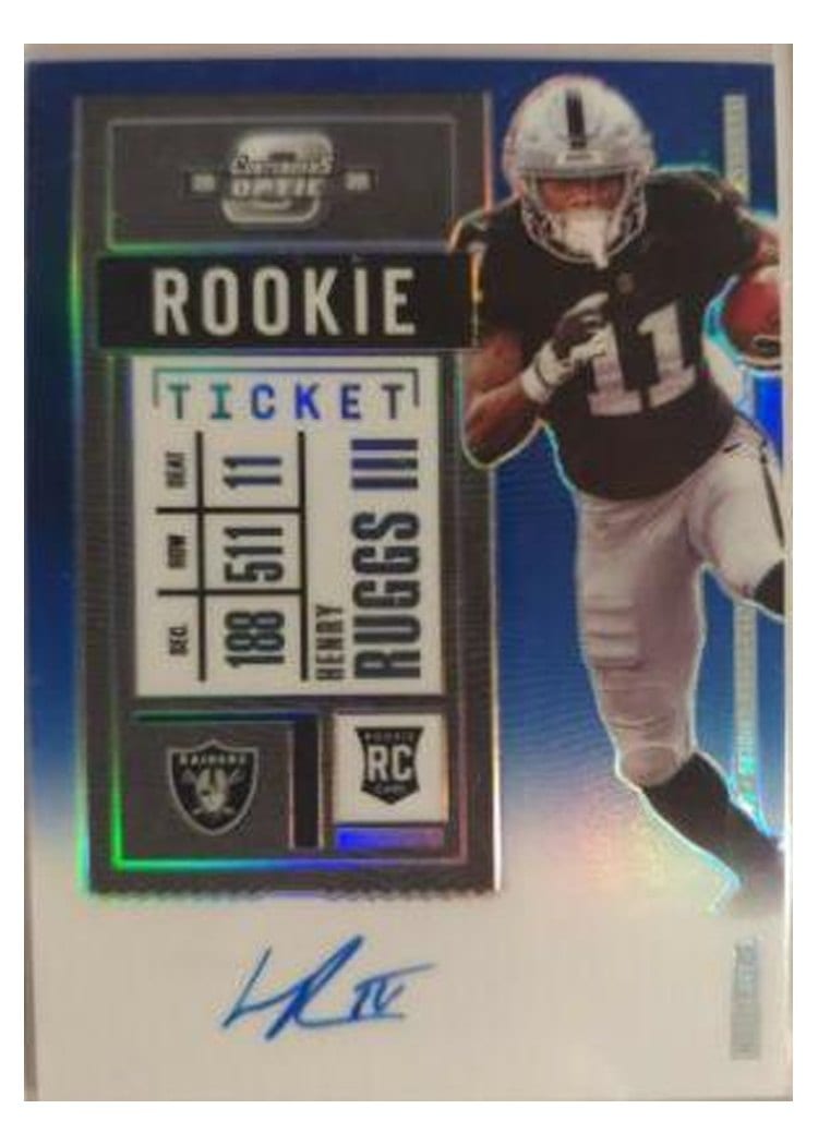 2020 Panini Contenders Optic Base Set Henry Ruggs III #105 card