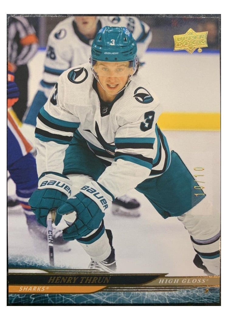 2024-25 Upper Deck Base Set Henry Thrun #389 card