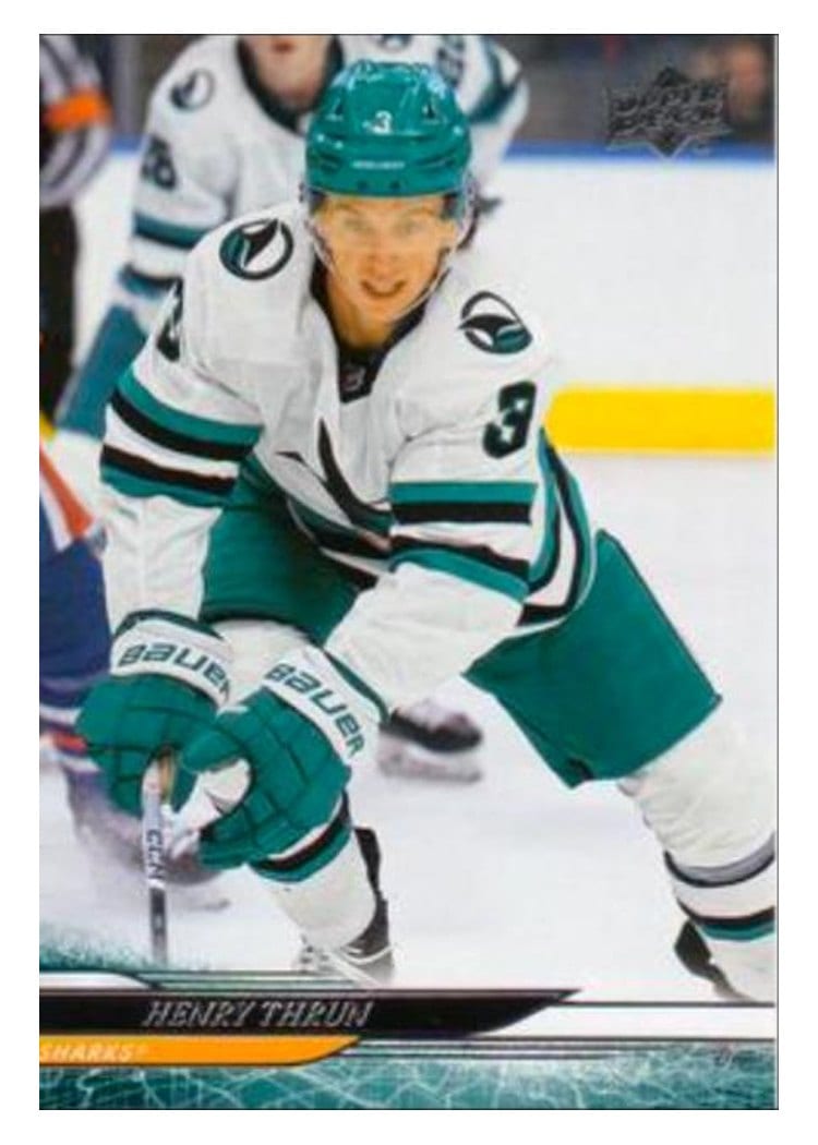 2024-25 Upper Deck Base Set Henry Thrun #389 card