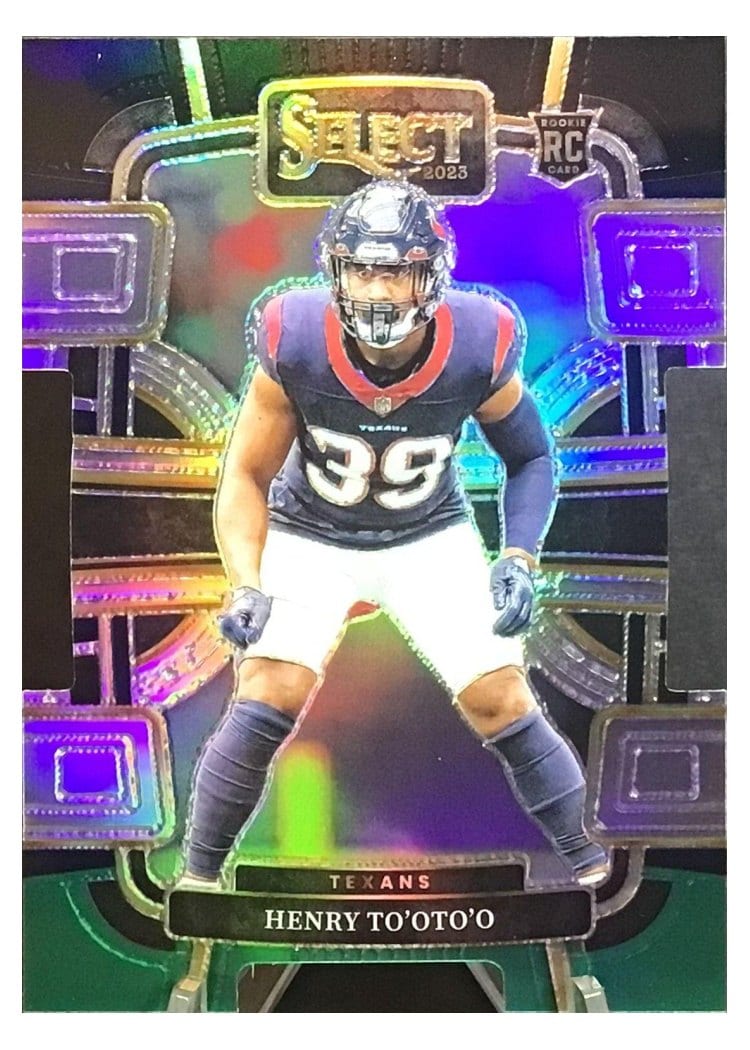 2023 Panini Select Base Set Henry To'oTo'o #39 card