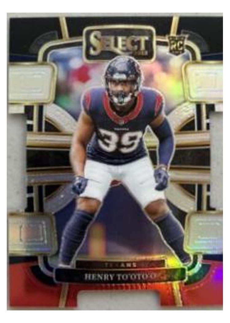 2023 Panini Select Base Set Henry To'oTo'o #39 card