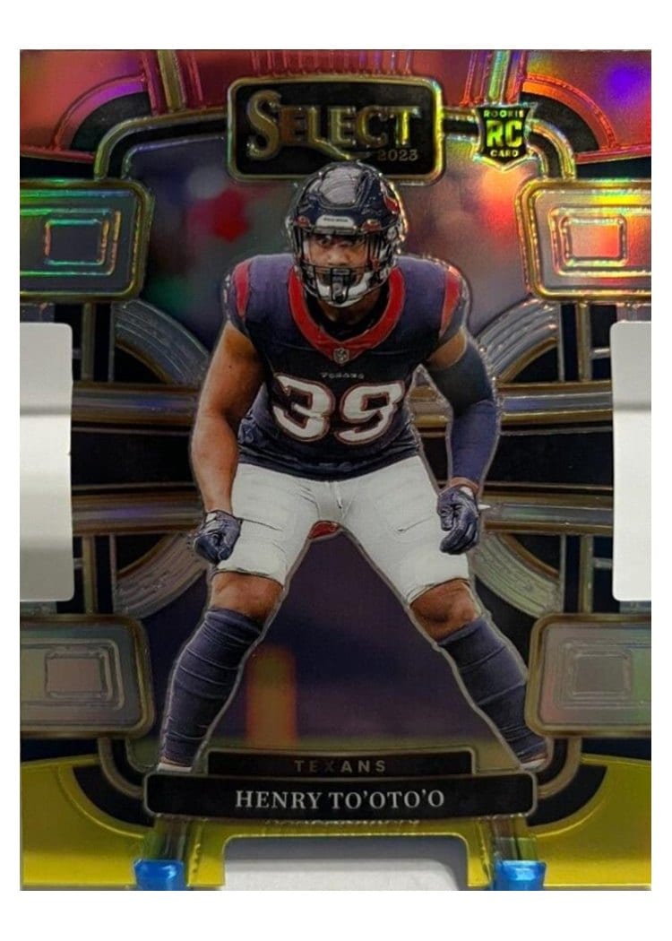 2023 Panini Select Base Set Henry To'oTo'o #39 card