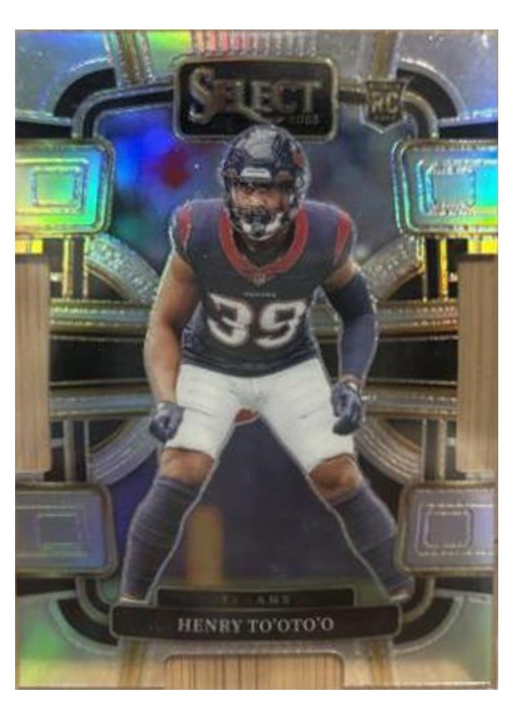 2023 Panini Select Base Set Henry To'oTo'o #39 card