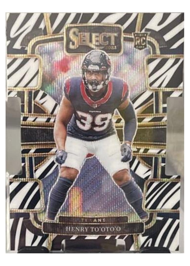 2023 Panini Select Base Set Henry To'oTo'o #39 card