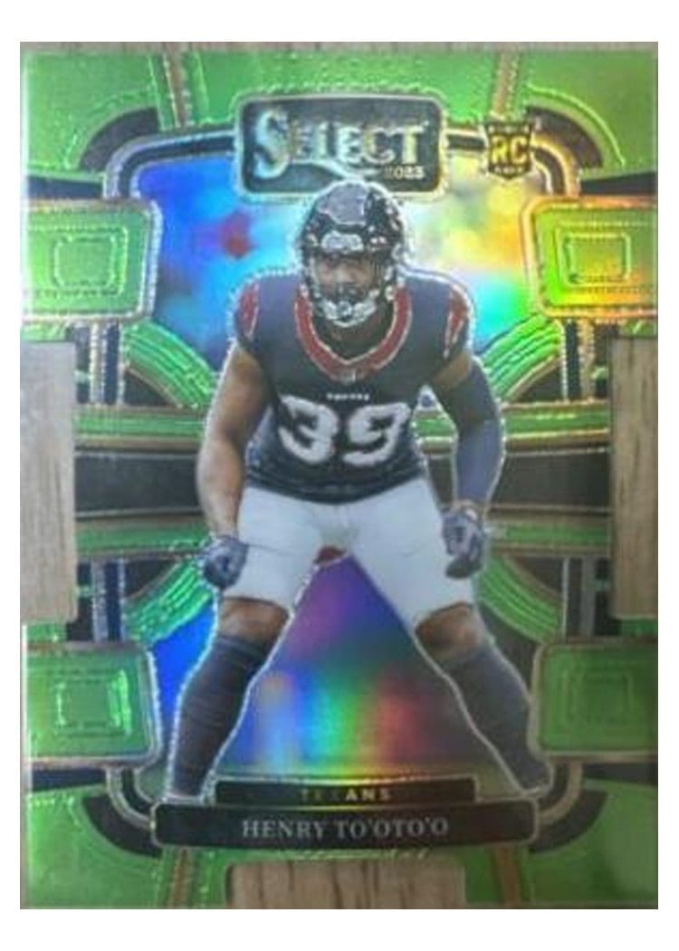2023 Panini Select Base Set Henry To'oTo'o #39 card