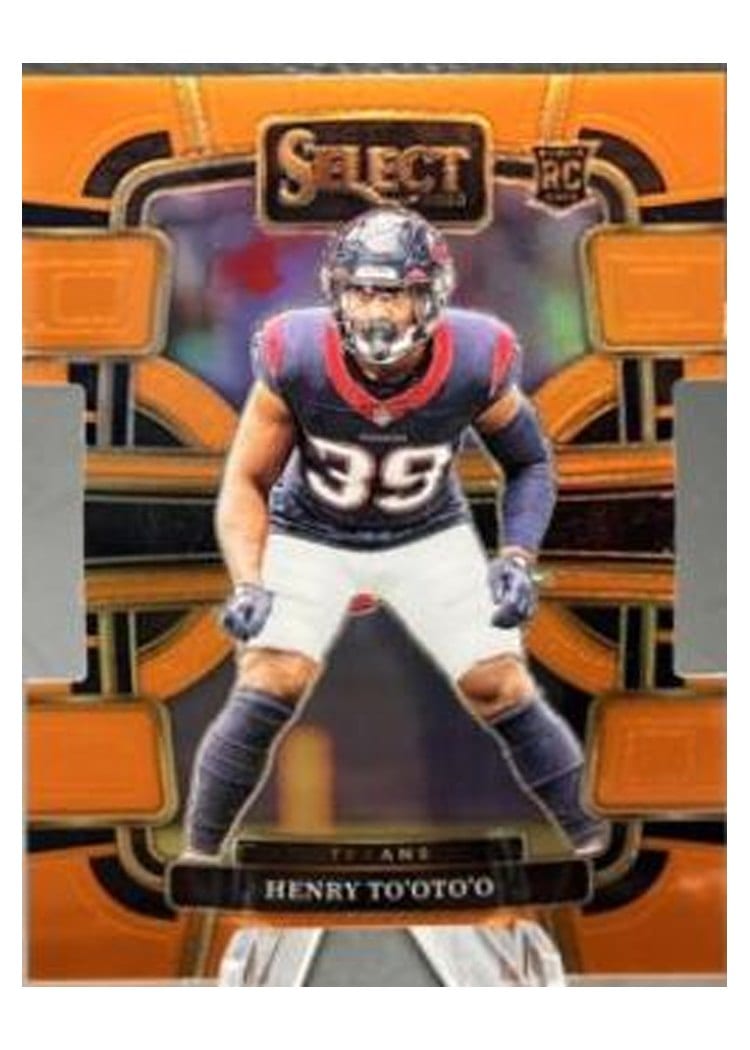 2023 Panini Select Base Set Henry To'oTo'o #39 card