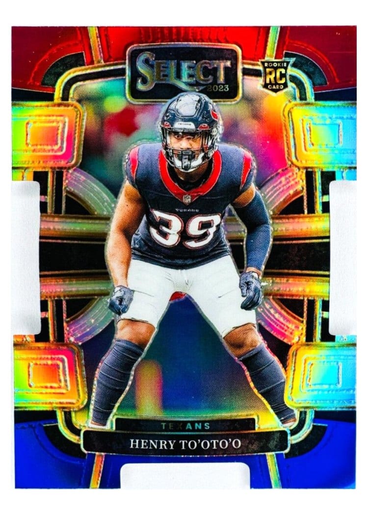 2023 Panini Select Base Set Henry To'oTo'o #39 card