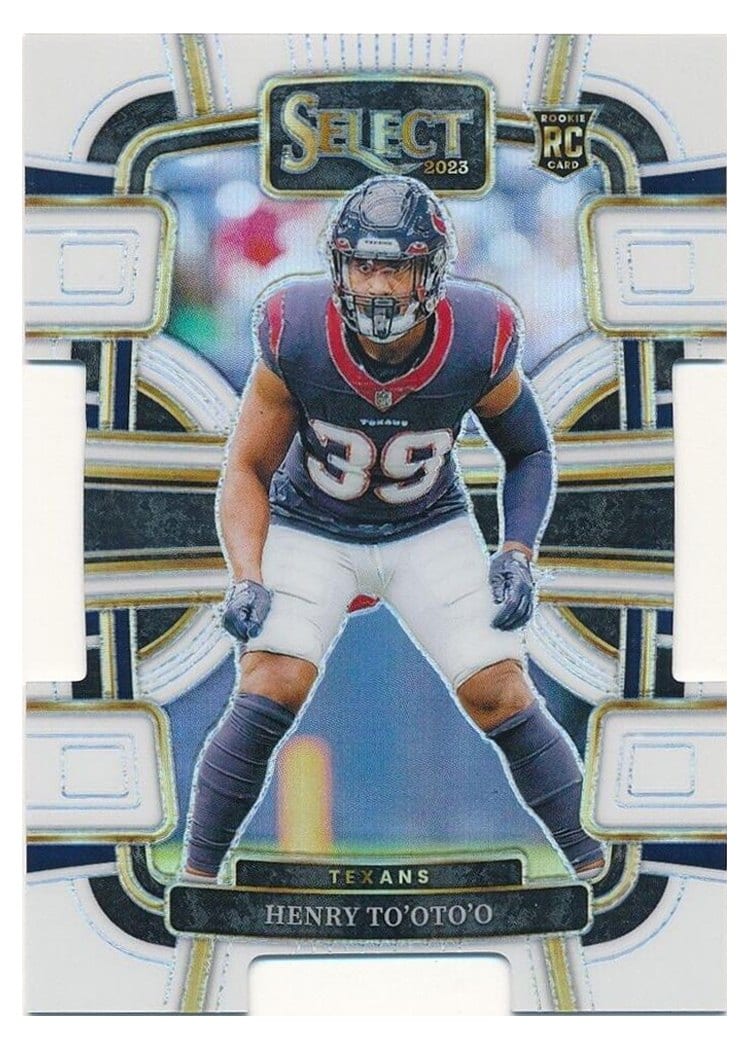 2023 Panini Select Base Set Henry To'oTo'o #39 card
