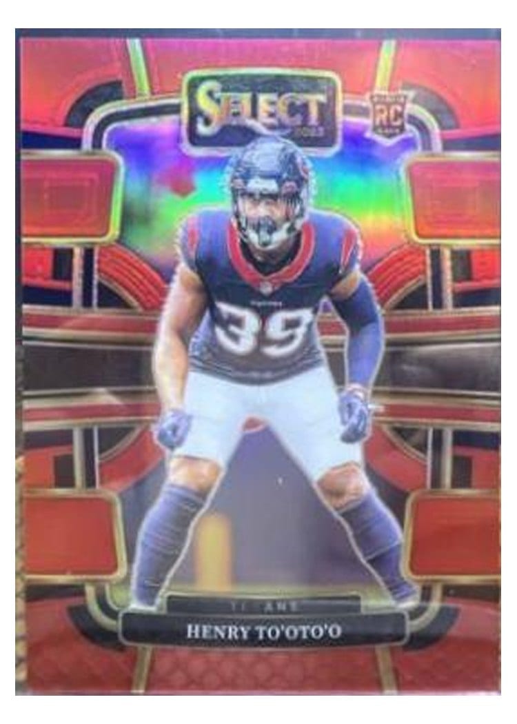 2023 Panini Select Base Set Henry To'oTo'o #39 card
