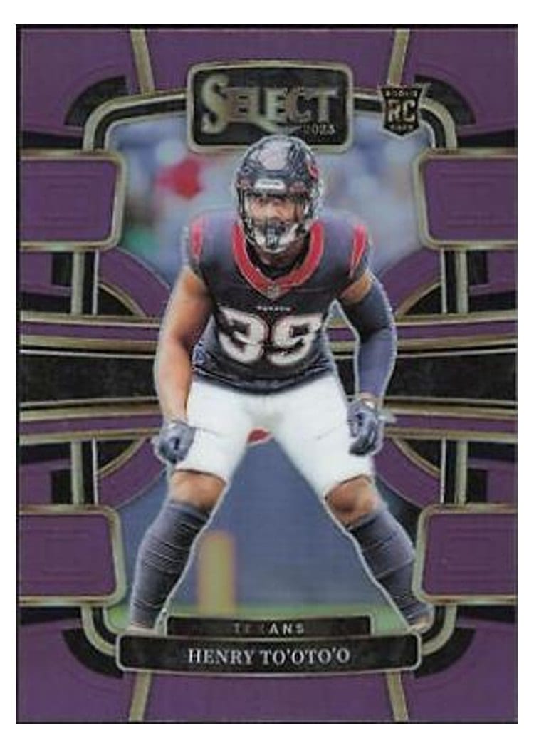 2023 Panini Select Base Set Henry To'oTo'o #39 card