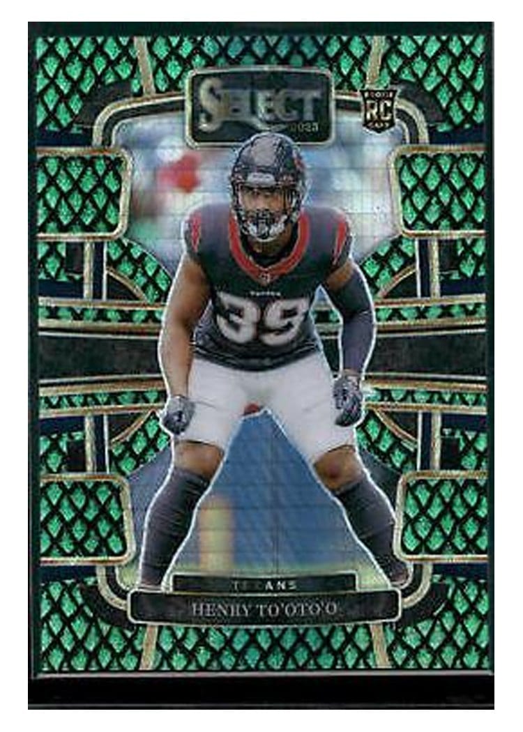 2023 Panini Select Base Set Henry To'oTo'o #39 card