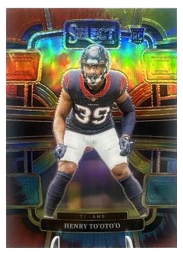 2023 Panini Select Base Set Henry To'oTo'o #39 card