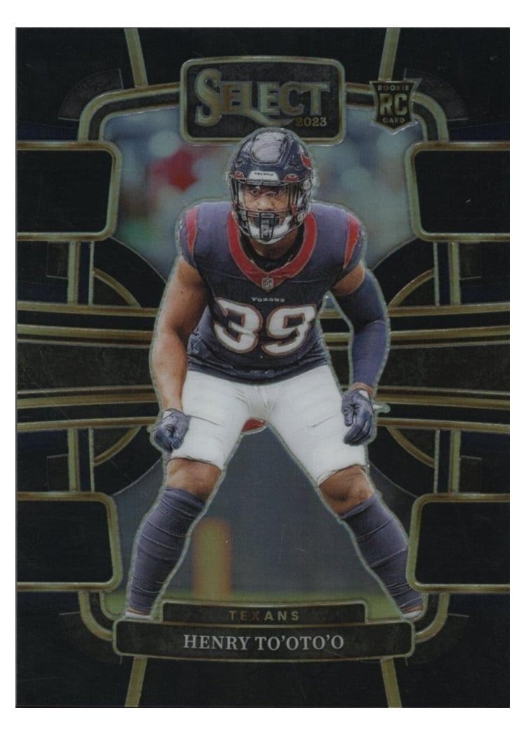2023 Panini Select Base Set Henry To'oTo'o #39 card