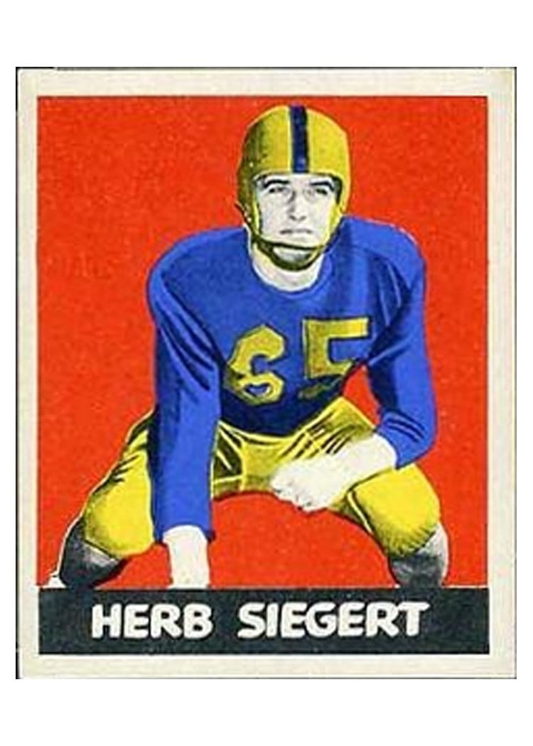 1948 Leaf Herb Siegert #88 card