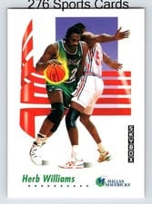 1991-92 SkyBox Base Set Herb Williams #66