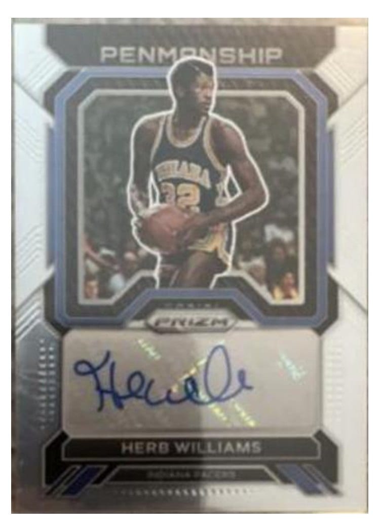 2022-23 Panini Prizm Penmanship Herb Williams #PNM-HRW card
