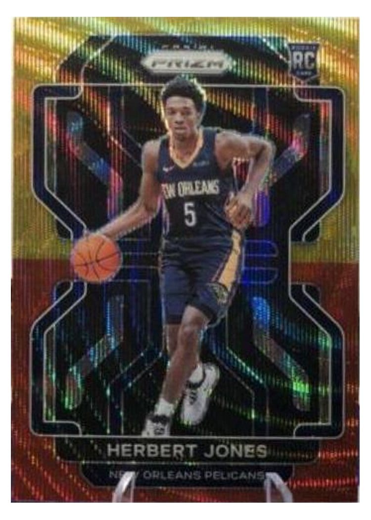 2021-22 Panini Prizm Base Set Herbert Jones #329 card