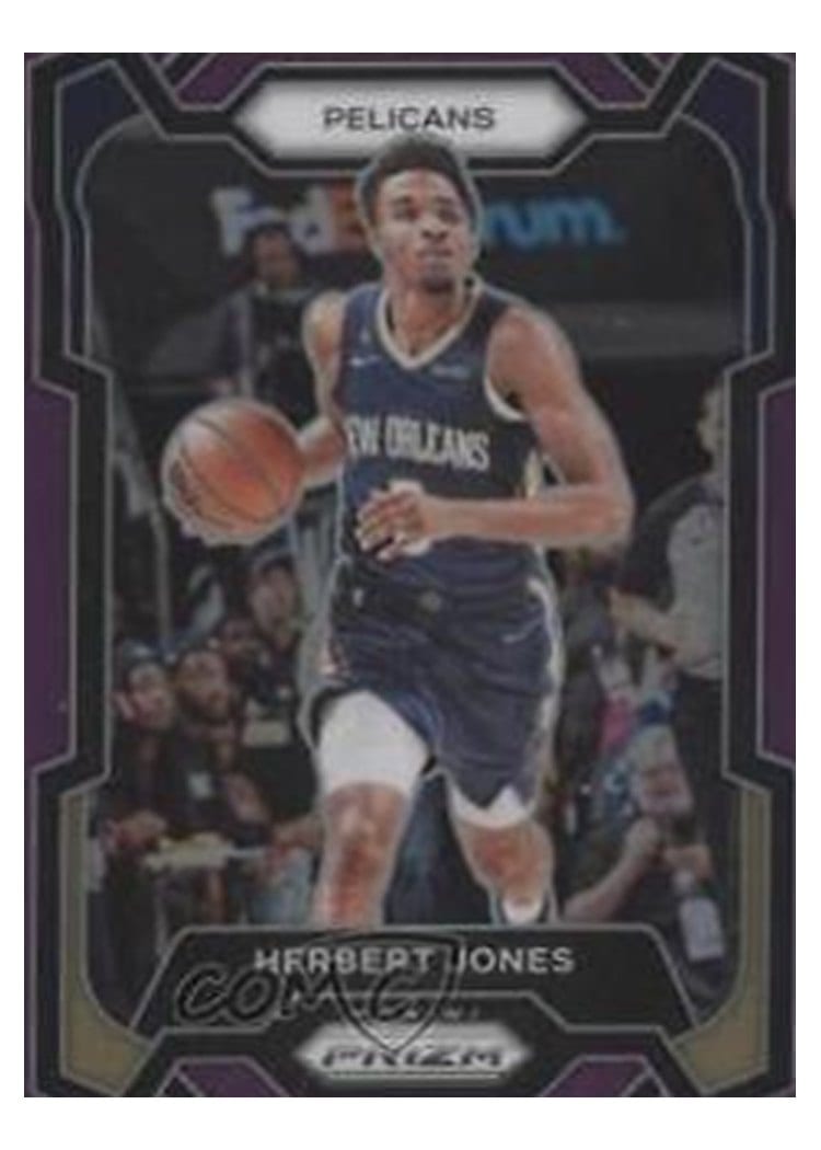 2023-24 Panini Prizm Base Set Herbert Jones #250 card