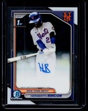 2024 Bowman Chrome Prospects Autographs Heriberto Rincon #CPA-HR card
