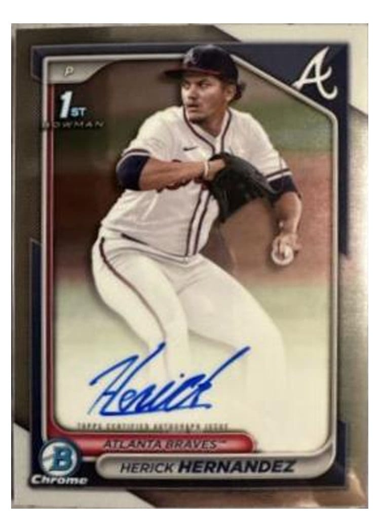2024 Bowman Draft Chrome Prospect Autographs Herick Hernandez #CPA-HH card