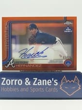 2025 Topps Pro Debut Chrome Autographs Herick Hernandez #PDC-82 card
