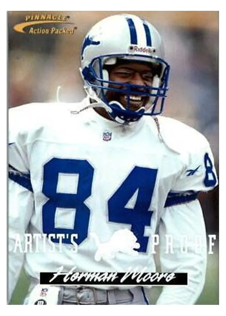 1996 Action Packed Herman Moore #39 card