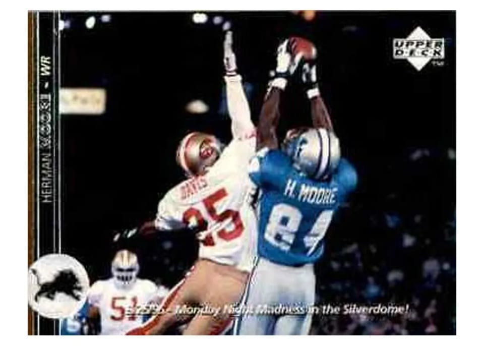 1996 Upper Deck Herman Moore #70 card