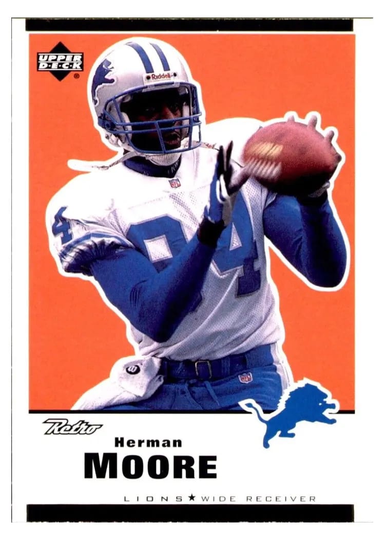 1999 Upper Deck Retro Herman Moore #57 card