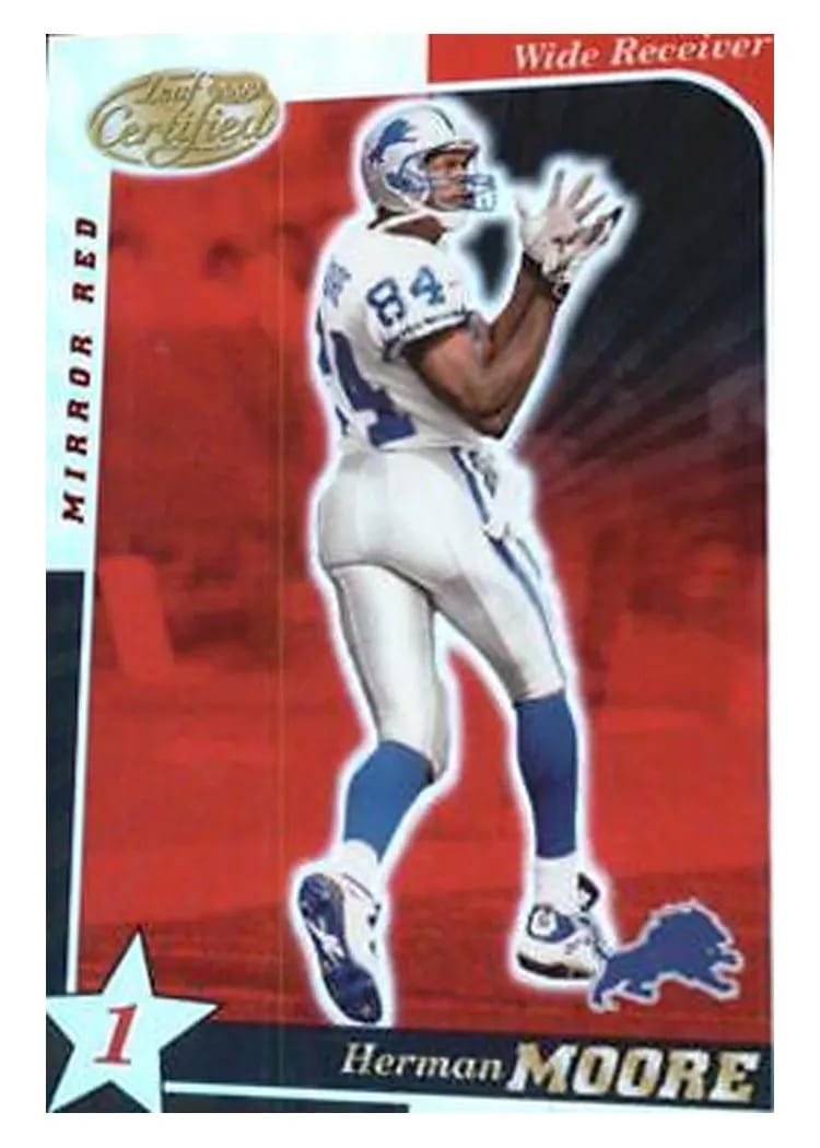 2000 Leaf Certified Herman Moore #40 card