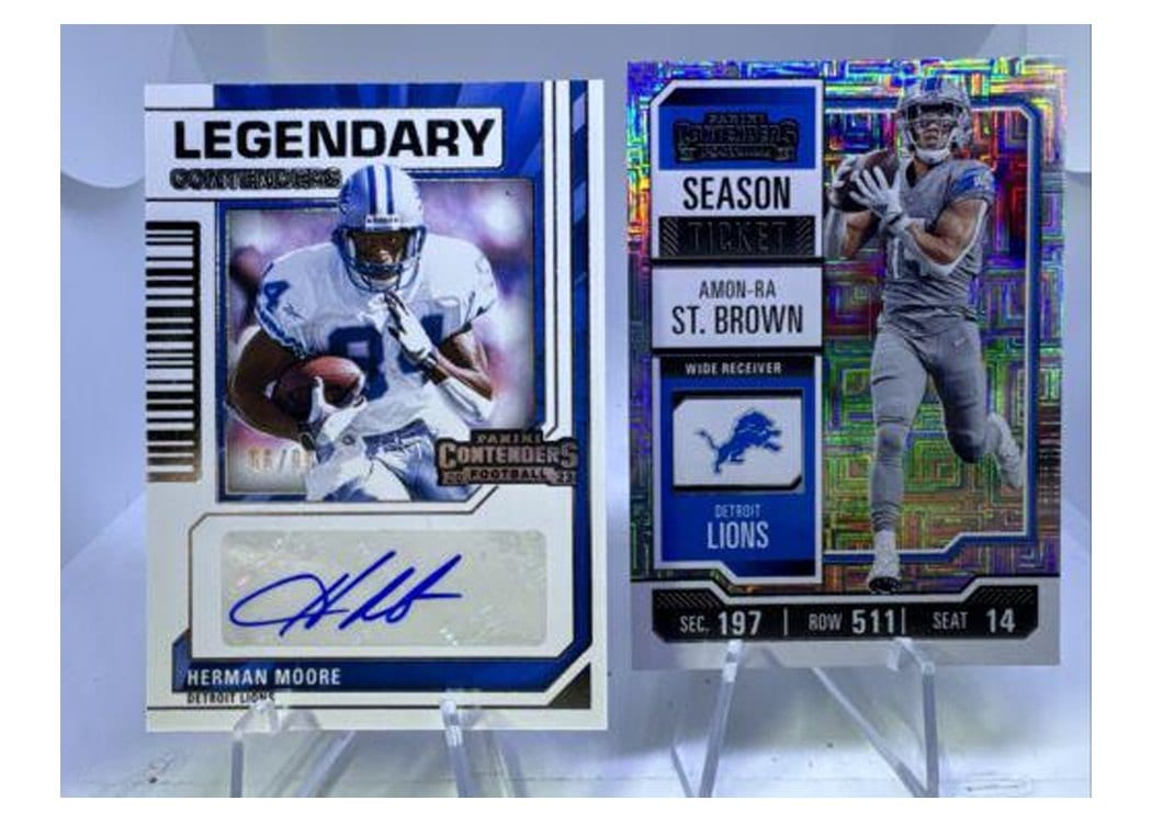 2023 Panini Contenders Legendary Contenders Autographs Herman Moore #11 card