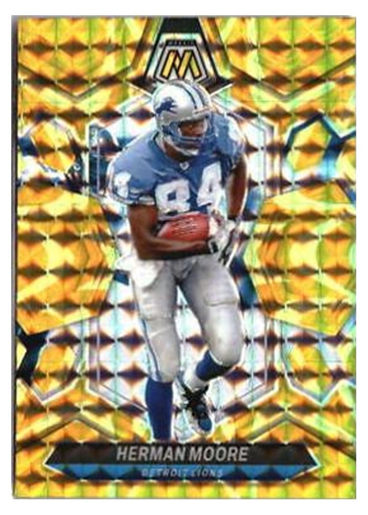 2024 Panini Mosaic Base Set Herman Moore Yellow Reactive #249 card