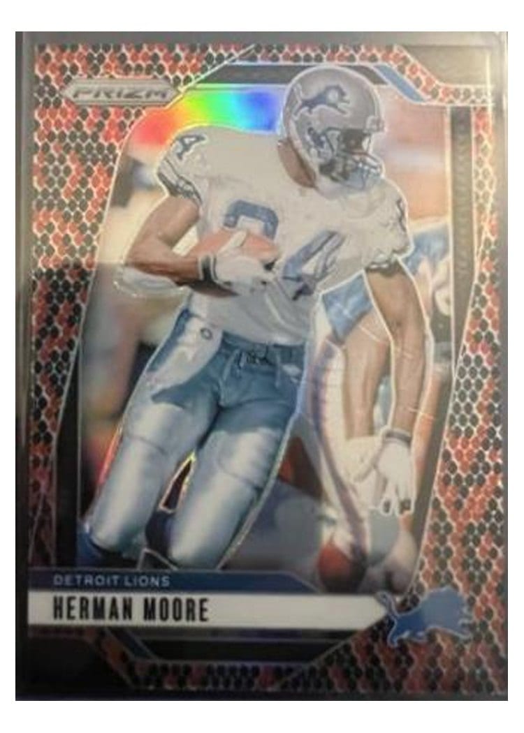 2024 Panini Prizm Base Set Herman Moore Snakeskin #100 card