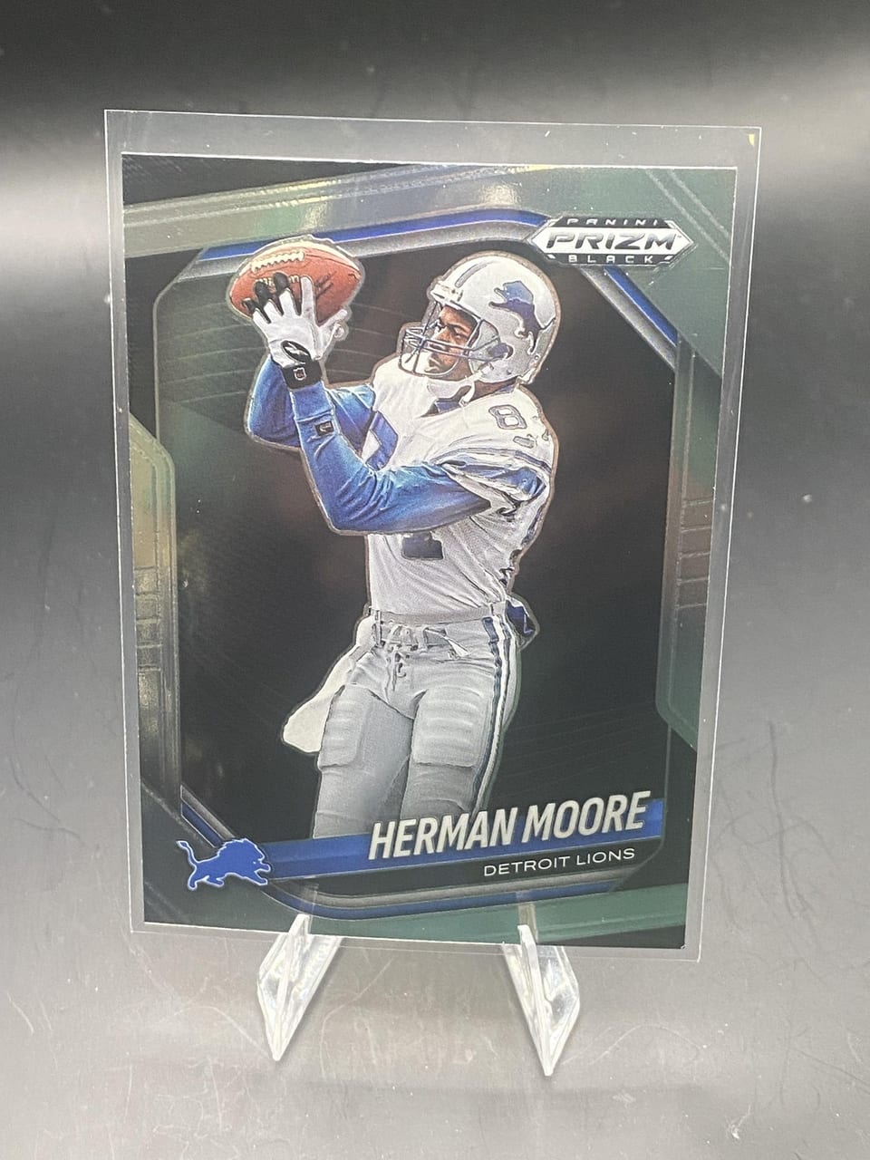 2025 Panini Prizm Black Base Set Herman Moore #57 card