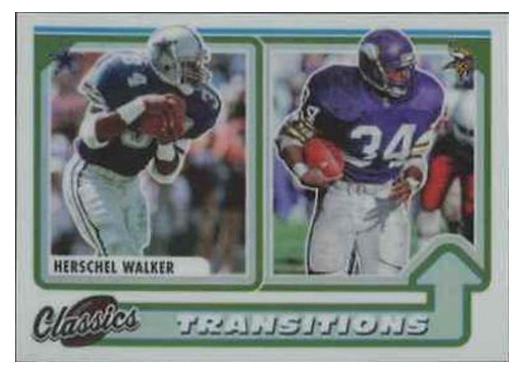 2022 Panini Classics Transitions Herschel Walker #T-12 card