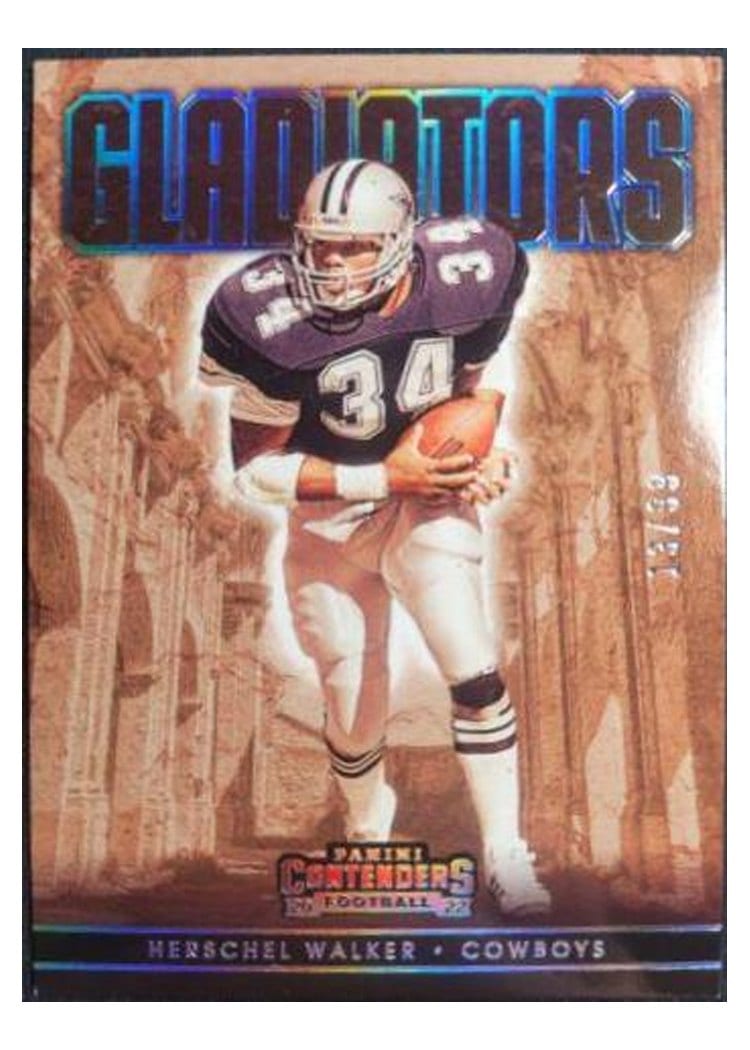 2022 Panini Contenders Gladiators Herschel Walker #GLD-HWA card