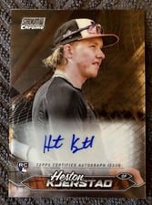 2024 Stadium Club Chrome Autographs Heston Kjerstad #SCCA-HK card