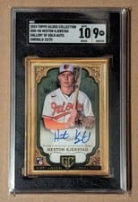 2024 Topps Gilded Collection Gallery of Gold Autographs Heston Kjerstad #GOG-HK card