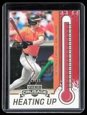 2025 Panini Crusade Heating Up Heston Kjerstad #17 card