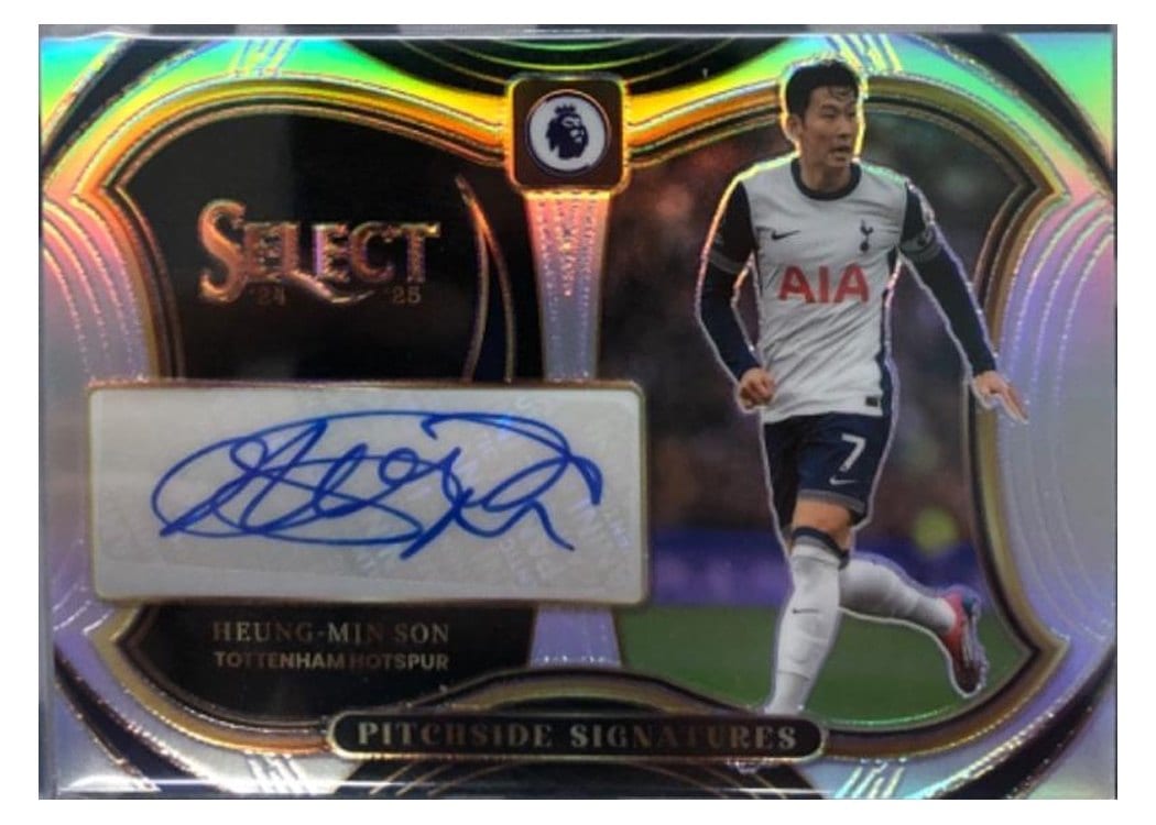 2024 Panini Select Premier League Pitchside Signature Heung-Min Son #15 card