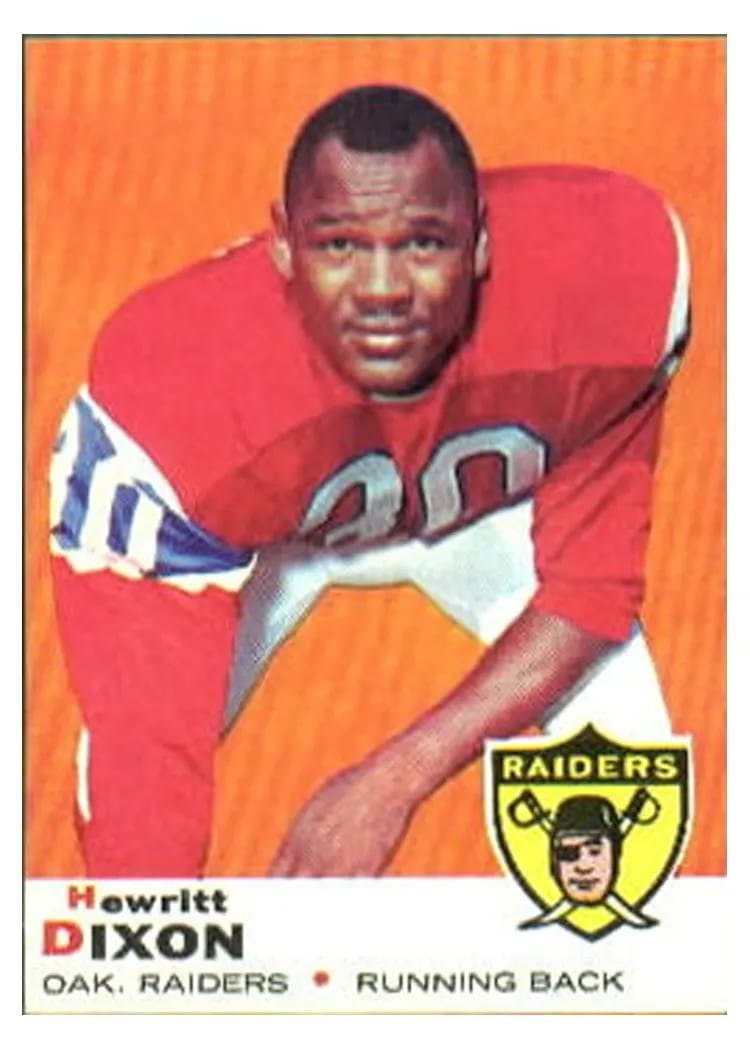 1969 Topps Hewritt Dixon #98 card
