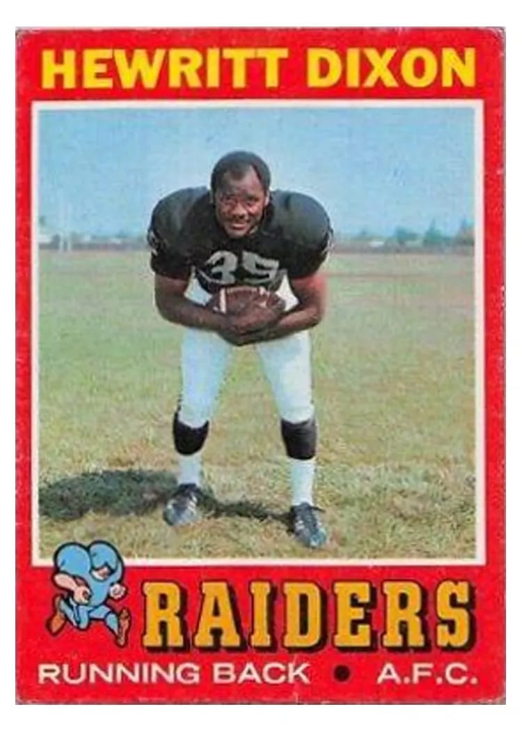 1971 Topps Hewritt Dixon #95 card