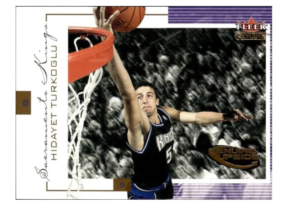 2000 Fleer Genuine Hidayet Turkoglu #121 card