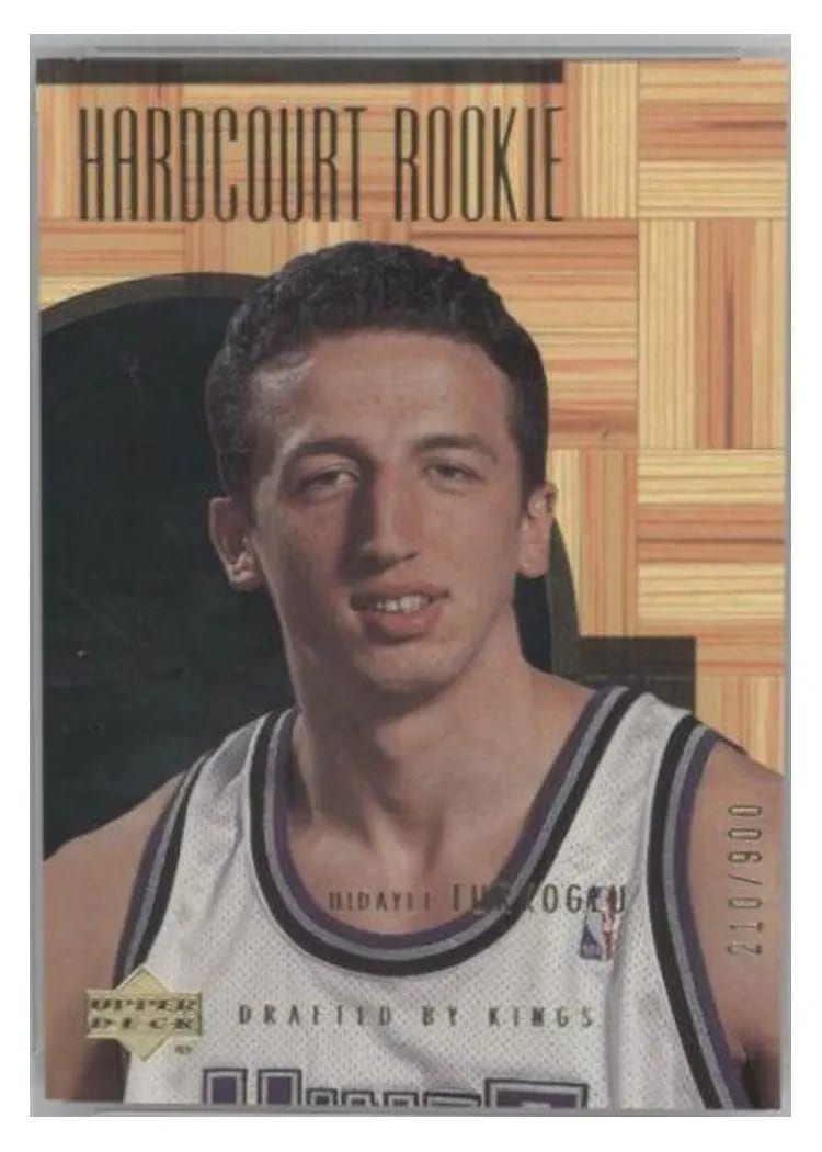 2000 Upper Deck Hardcourt Hidayet Turkoglu #75 card