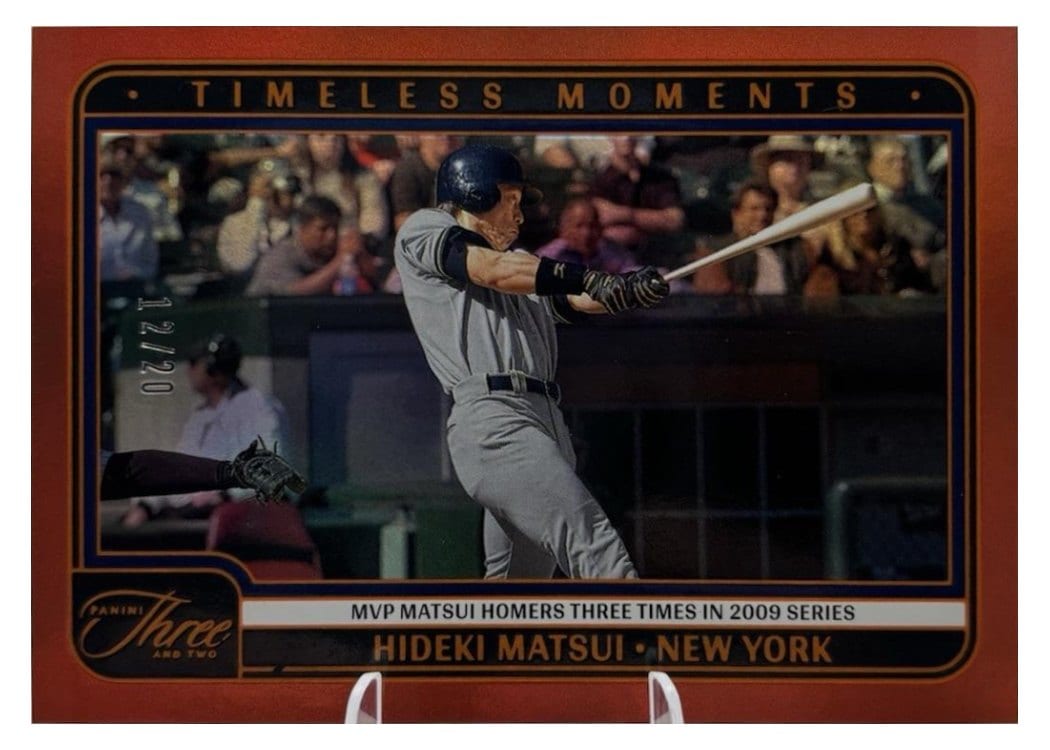 2025 Panini Three and Two Timeless Moments Hideki Matsui #19 card